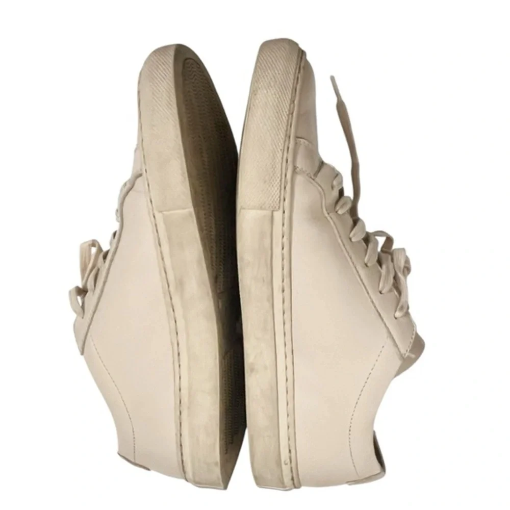 Common Projects Achilles Low Sneakers Beige Leather Lace Up‎ Women's Size 7